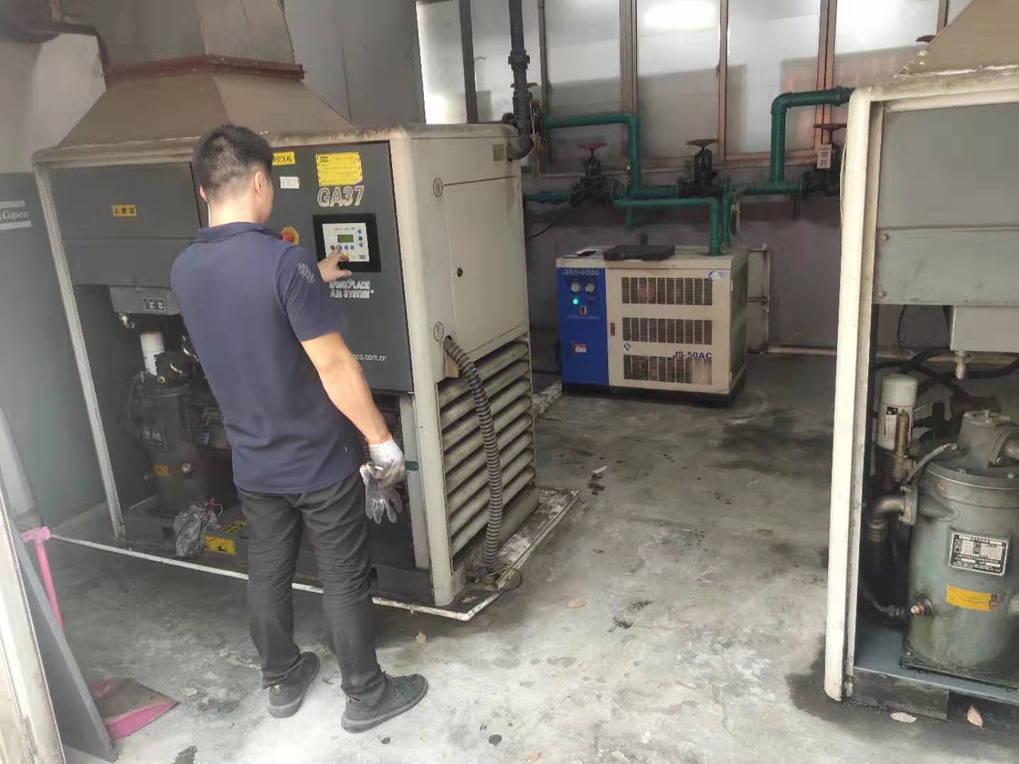 静音空压机维修